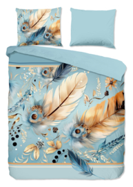 Muller Textiles Dekbedovertrek 33151 Wizz Aqua/Veren/Lits-Jumeaux
