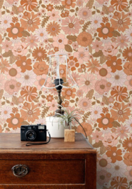 Esta Home Floral Fever Behang 162-130962 Retro Bloemen