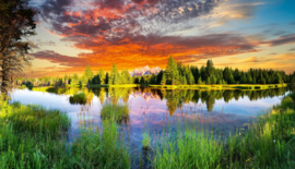 Dimex/Wall Murals 2023 Fotobehang MS-5-3053 Snake River In Wyoming/Landschap