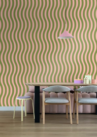 Color Pop Esta Home Behang 131610 Streep/Slinger Motief/Gratis Lijm
