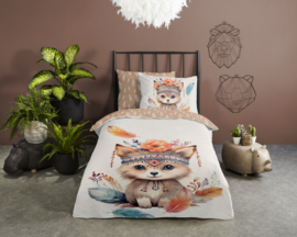 Muller Textiles Dekbedovertrek 33220-G Hay/Baby Vosje/Good-Morning