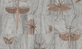 Arte Ligna Behang 42000 Wings/Insecten/Exclusieve Wandbekleding