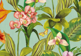 Hookedonwalls Breeze Behang BR24080 Orchidea/Botanisch