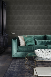 Origin Behang 337605 Matieres Metal/Metalen Driehoek