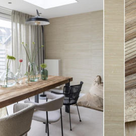 VTWonen/Weer verliefd op je huis Aflevering 28 November Eijffinger Behang 303560 Natural Wallcoverings /Grasweefsel3