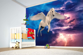 Dimex/Wall Muals 2023 Fotobehang MS-5-1245 Legendary Pegasus/Gevleugeld Paard