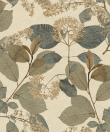 Noordwand Herbarium Behang HE27232 Bladeren en Bloemen