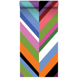 Esta Home XL2 Wallpapers Fotobehang 158912 Colorful Herringbone/Chevron