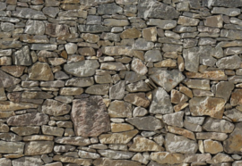 Komar Stories Fotobehang X8-727 Stone Wall/Stenen