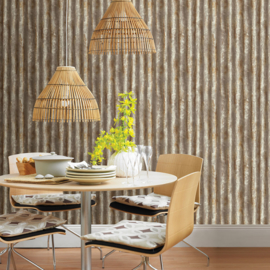 Dutch Wallcoverings Trilogy Behang FD22334 Metaal/Staal