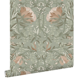 Esta Home Vintage Flowers Behang 139419 Bloemen/Art Nouveau Stijl