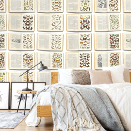 DWD Natural History Fotobehang NH250063 Vlinder encyclopedie|Maatwerk