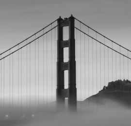 Fotobehang.  CL40B  City Love/San Francisco/Brug