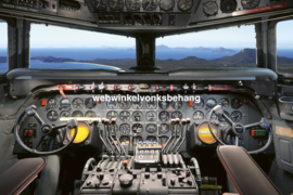 Dimex Fotobehang Cockpit View MS-5-0317 Vliegtuig/Industrieel