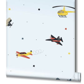 Noordwand Kids Walls Behang 45817 Vliegtuigen/Helicopter