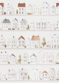 Erismann Wall Stories Behang 10491-01 Little Town/Huizen