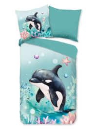 Muller Textiles Dekbedovertrek 33026 Splash/Orka/Kids