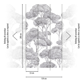 AS Creation Vibes & Styles Fotobehang 792167 Bomen/Bos