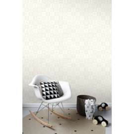 Esta Home Everybody Bonjour Behang. 137-128714 Blokken/Cijfers