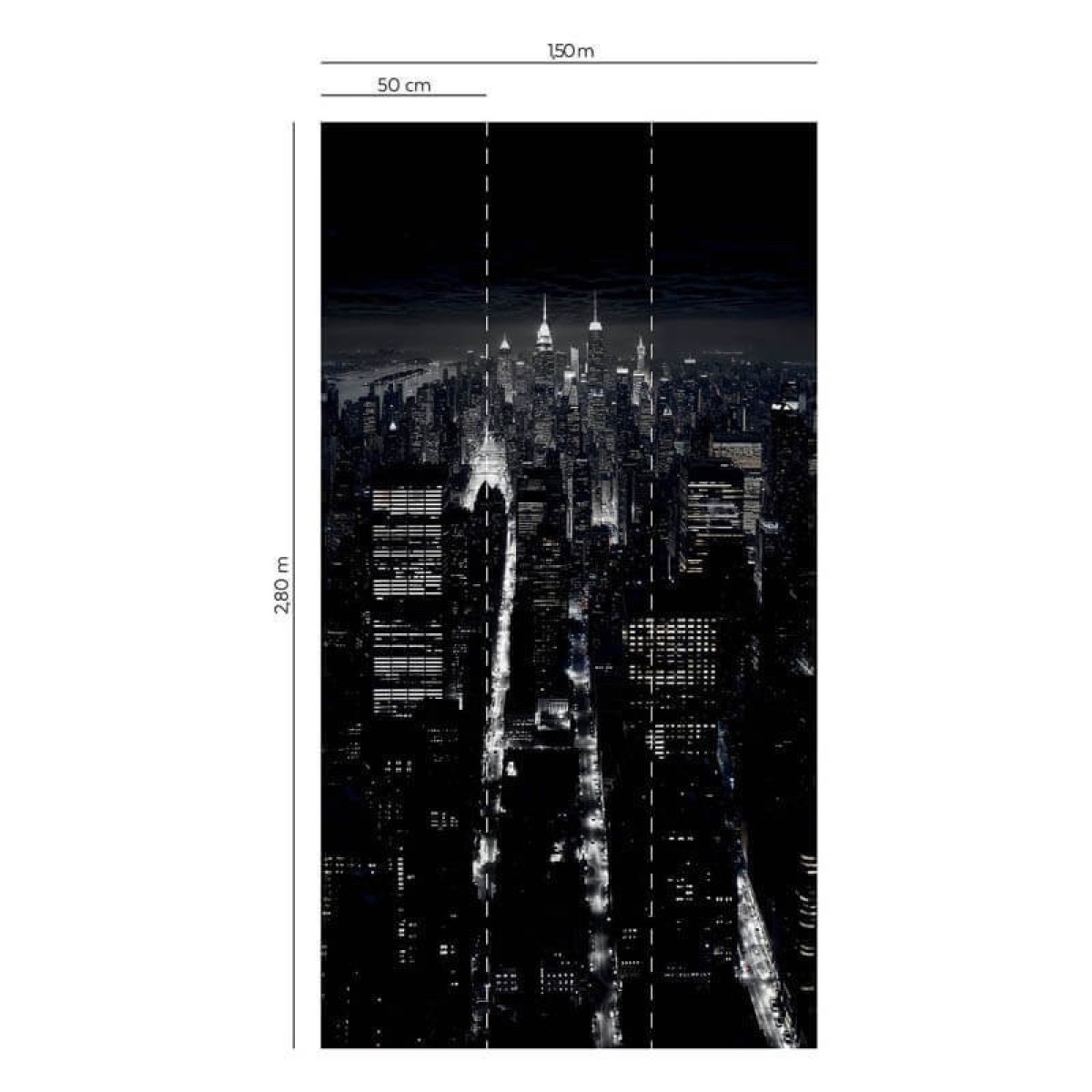 Lutèce Les Aventures Fotobehang 27240109 Panoramique Skyline