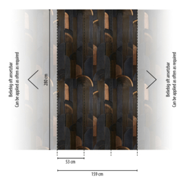 AS Creation Vibes & Styles Fotobehang 792162 Grafisch/Lijnen