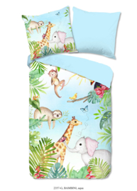 Muller Textiles Dekbedovertrek 2357 Aqua/Dieren/1 persoons