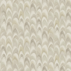 Dutch Wallcoverings Patagonia Behang 36133 Ruba Beige Cream/Veren/Natuurlijk