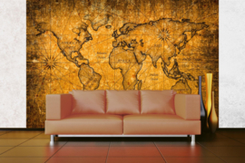 Dimex/Wall Murals 2023 Fotobehang MS-5-1564 Vintage World Map ll/Wereldkaart