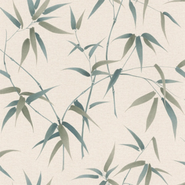 Rasch Sakura Behang 292151 Bamboe/Bladeren