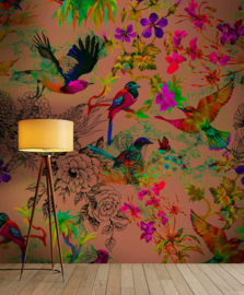 Walls by Patel Fotobehang DD110186 Funky Birds 3