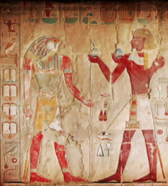 Atwalls/Dimex Fotobehang MS-5-0052 Hierogliefen/Egypte/Muurschildering Behang