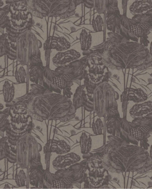 Eijffinger Groovy Behang 340545 Grafische Bladeren/Landelijk( met gratis lijm)