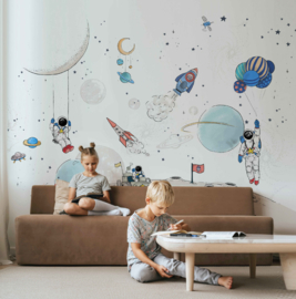 Annet Weelink Design Fotobehang 8785280858085 Into The Galaxy Light/Space