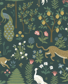 Eijffinger Rifle Paper Co. Behang RP7306 Menagerie/Bloemen/Dieren