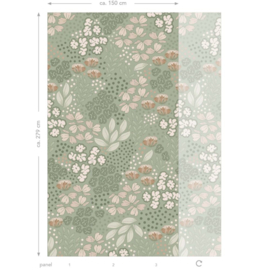 Esta Home Vintage Flowers Fotobehang 159212 Bloemen