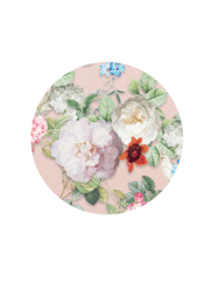 Behangexpresse Floral-Utopia Cirkel INK301 Sweet Rosa Pink/Bloemen