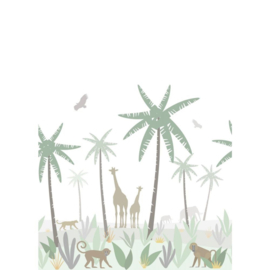 Esta Home Let's Play Fotobehang 153-158928 Jungle Animals/Dieren