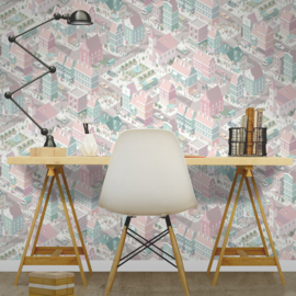 Dutch Wallcoverings My Kingdom Behang L976-03 Stadsleven/City Life