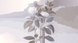 Nature Refined Select.D Fotobehang TD4313 Amara Grey Taupe/Bloemen