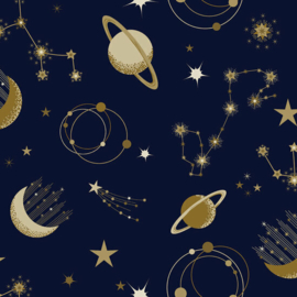 Lutèce Les Aventures Behang 36240902 Planeten/Sterren