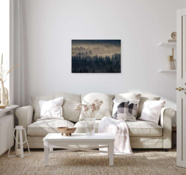 AS Creation Designwalls 2 Canvas Schilderij DD123855 Forest In Fog/Bos in de Mist/Landschap