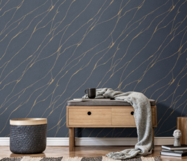 Erismann Opus 2 Behang 10440-08 Aderstructuur/Modern