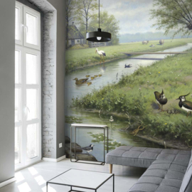 DWD Natural History/M.A Koekkoek Fotobehang NH250071 In de weide/Maatwerk