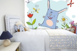 Noordwand  Little Ones Behang 418054 Wonderland/Konijn/Haas/Dieren/Kinderkamer Fotobehang