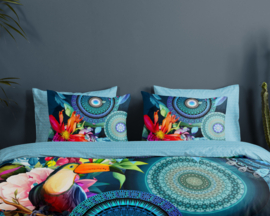 Muller Textiles Dekbedovertrek 30363-H Cailana/Bloemen/Toekan/Mandala