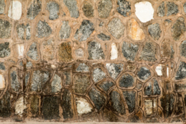 Dimex/Wall Murals 2023 Fotobehang MS-5-2351 Limestone Wall/Stenen/Natuursteen