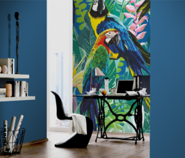Erismann Zooom One Fotobehang 2518N-81 Cheeky Parrots/Papegaaien