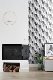 Esta Home Black & White Behang 155-139121 Modern/Grafisch