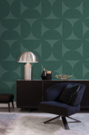 Origin Natural Fabrics Behang 357225 Semicircles/Grafisch