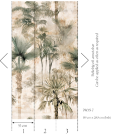 AS Creation Metropolitan Stories Hotspot Fotobehang 790157 Palm Serenity/Palmbomen